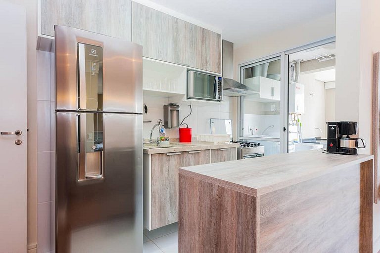 BHaus Morumbi | Apartamento 50m2 | 19o andar | Vaga de Garag