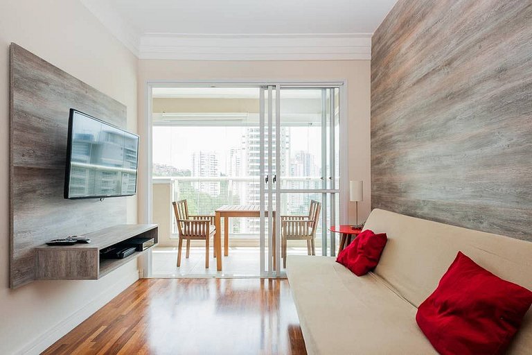 BHaus Morumbi | Apartamento 50m2 | 19o andar | Vaga de Garag