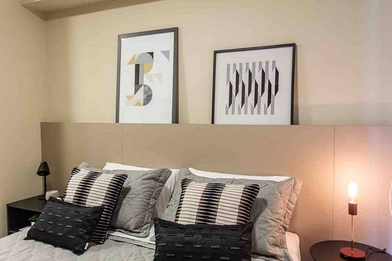 BHaus Vila Madalena Eside | Studio Premium com Varanda | es1