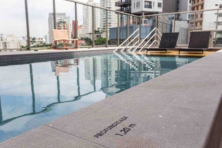 BHaus Vila Madalena Eside | Studio Premium com Varanda | es1