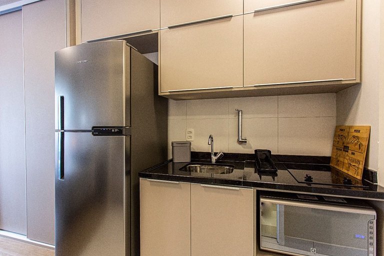 BHaus Vila Madalena Eside | Studio Premium com Varanda | es1