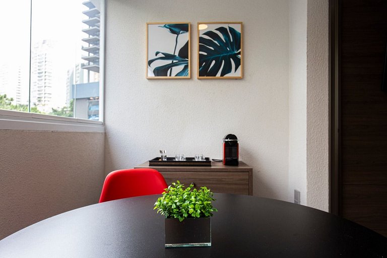 BHaus Vila Madalena Eside | Studio Premium com Varanda | es1