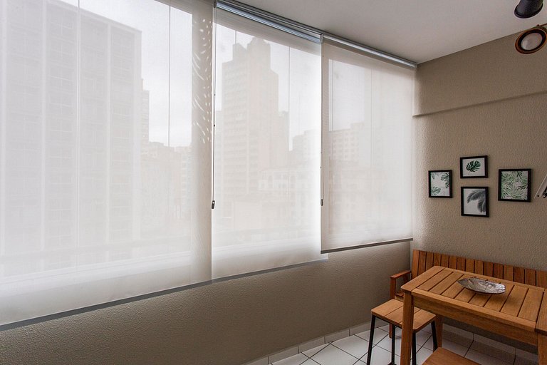 BHaus Downtown Centro SP - Studio com Varanda - Edifício Van