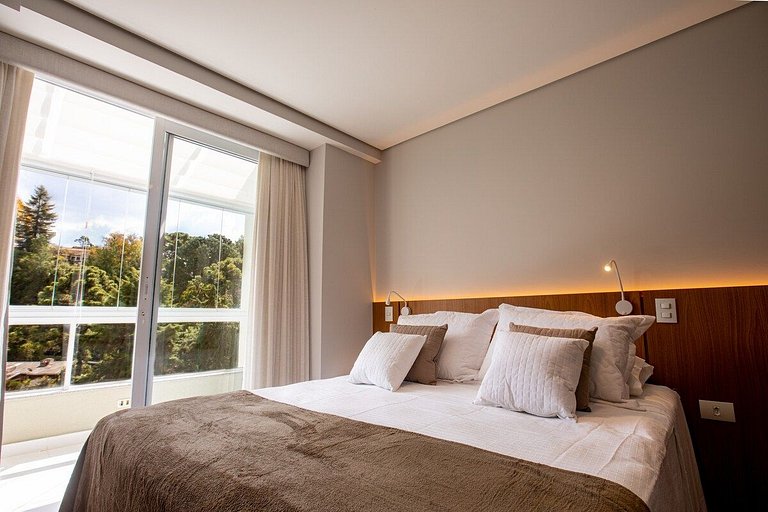 BHaus Campos Do Jordão Gaudi | Grand Loft Duplex com Linda V