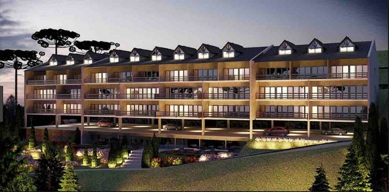 BHaus Campos Do Jordão Gaudi | Grand Loft Duplex com Linda V