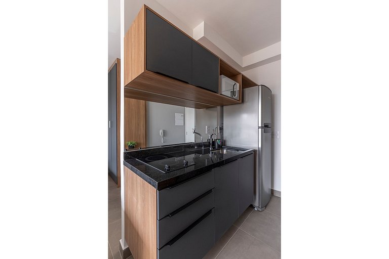 BHaus Jardins VN Melo Alves - Studio Premium com Varanda e V