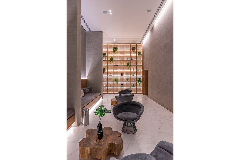 BHaus Jardins VN Melo Alves - Studio Premium com Varanda e V