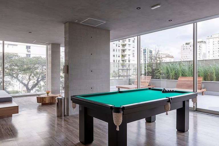 BHaus Jardins VN Melo Alves - Studio Premium com Varanda e V
