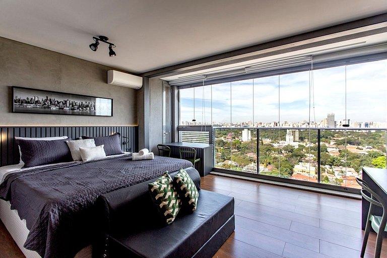 BHaus Pinheiros Helbor Wide | Studio Deluxe com Vista Incrív