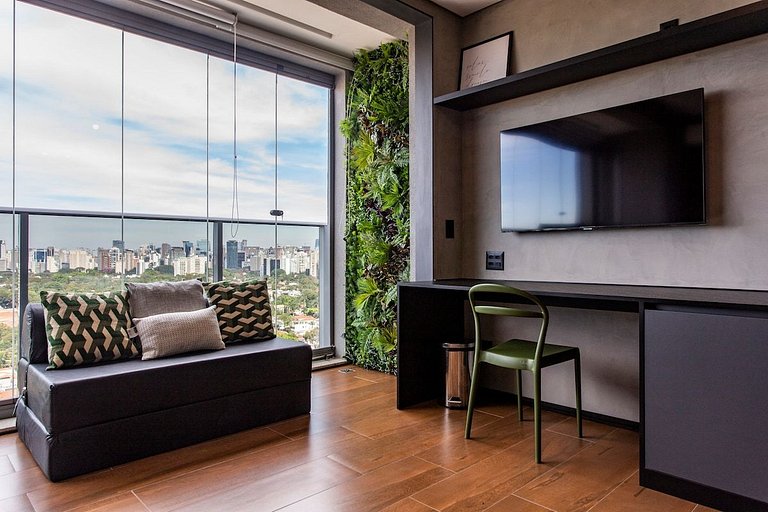 BHaus Pinheiros Helbor Wide | Studio Deluxe com Vista Incrív