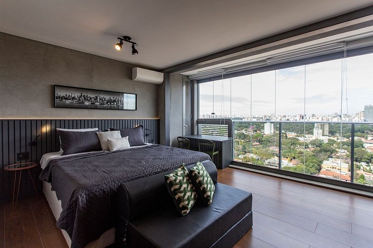 BHaus Pinheiros Helbor Wide | Studio Deluxe com Vista Incrív