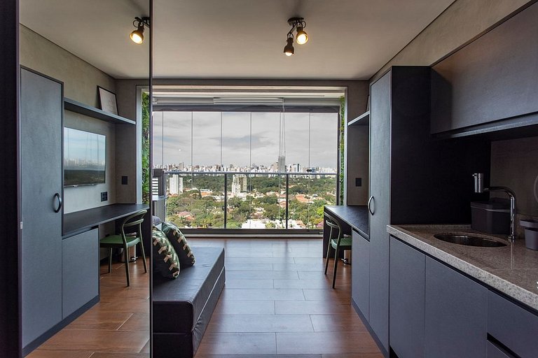 BHaus Pinheiros Helbor Wide | Studio Deluxe com Vista Incrív