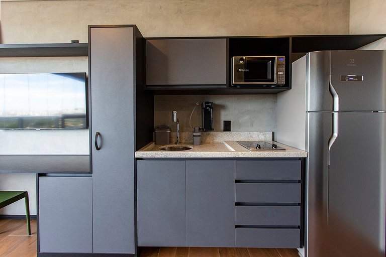 BHaus Pinheiros Helbor Wide | Studio Deluxe com Vista Incrív