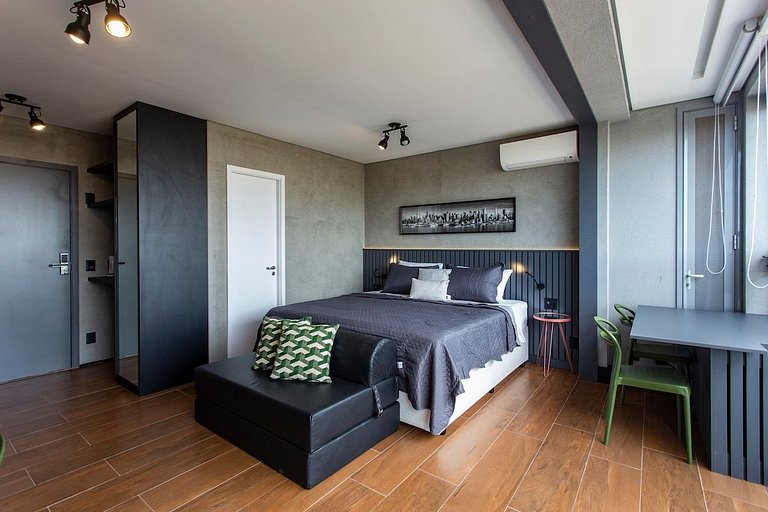 BHaus Pinheiros Helbor Wide | Studio Deluxe com Vista Incrív