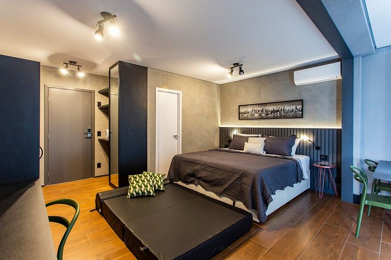 BHaus Pinheiros Helbor Wide | Studio Deluxe com Vista Incrív