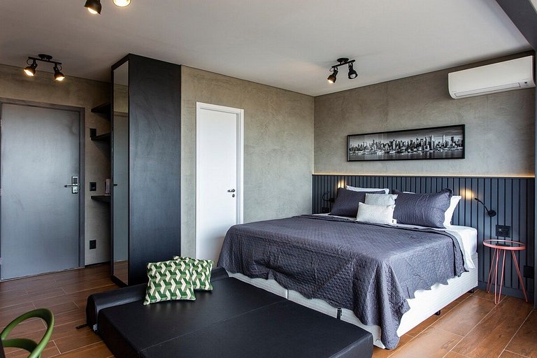 BHaus Pinheiros Helbor Wide | Studio Deluxe com Vista Incrív