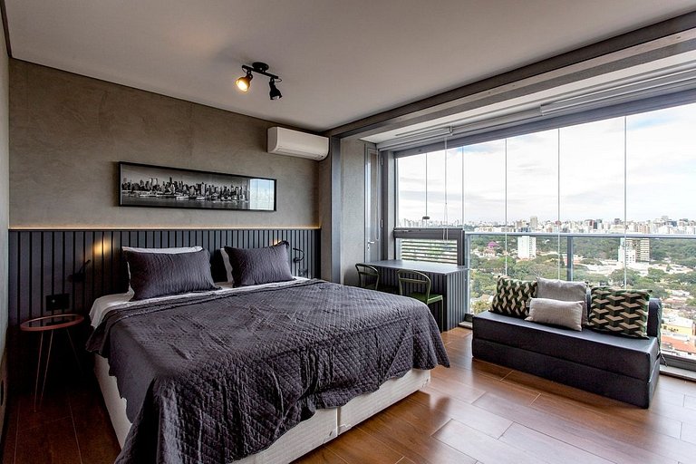 BHaus Pinheiros Helbor Wide | Studio Deluxe com Vista Incrív