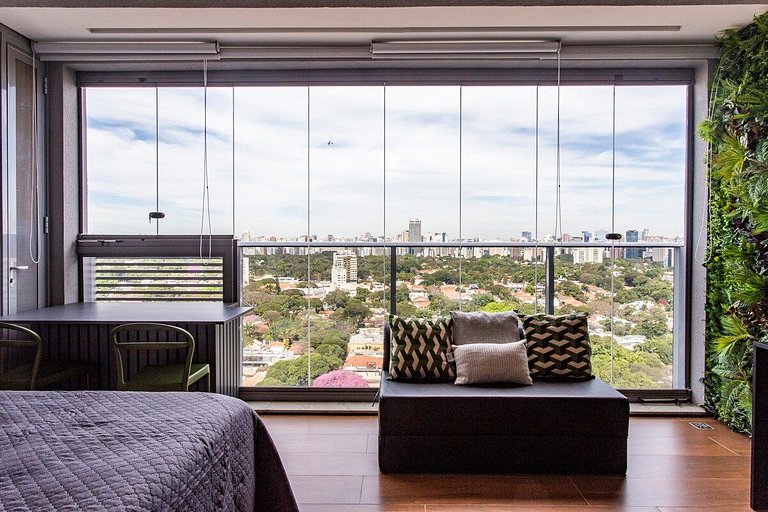 BHaus Pinheiros Helbor Wide | Studio Deluxe com Vista Incrív