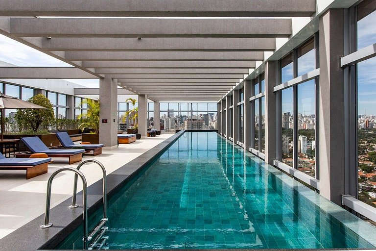 BHaus Pinheiros Helbor Wide | Studio Deluxe com Vista Incrív