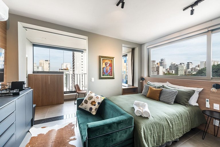 BHaus Jardins VN Melo Alves - Grand Studio Deluxe 10o andar