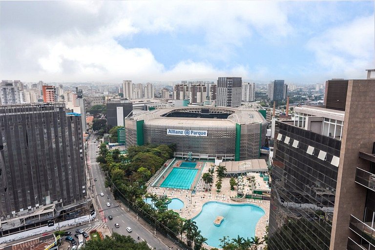 BHaus Allianz Nubank Park VN Turiassu- Grand Apartment com 2