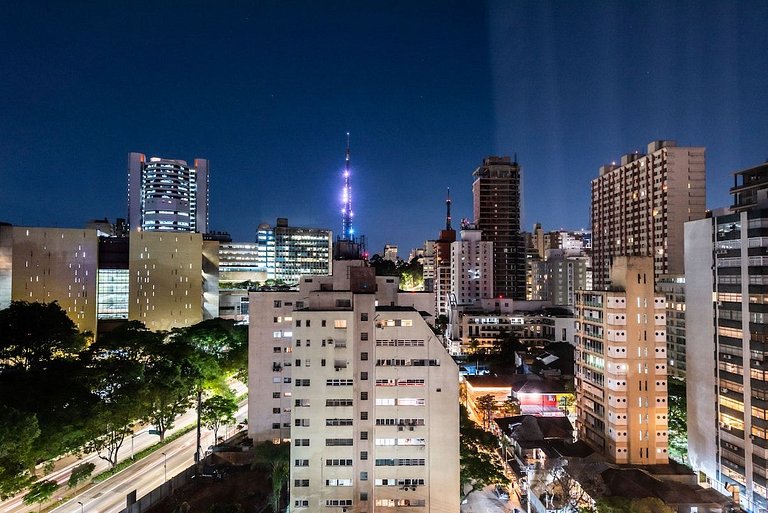 BHaus Jardins VN Melo Alves | Studio Deluxe com Vista Incrív