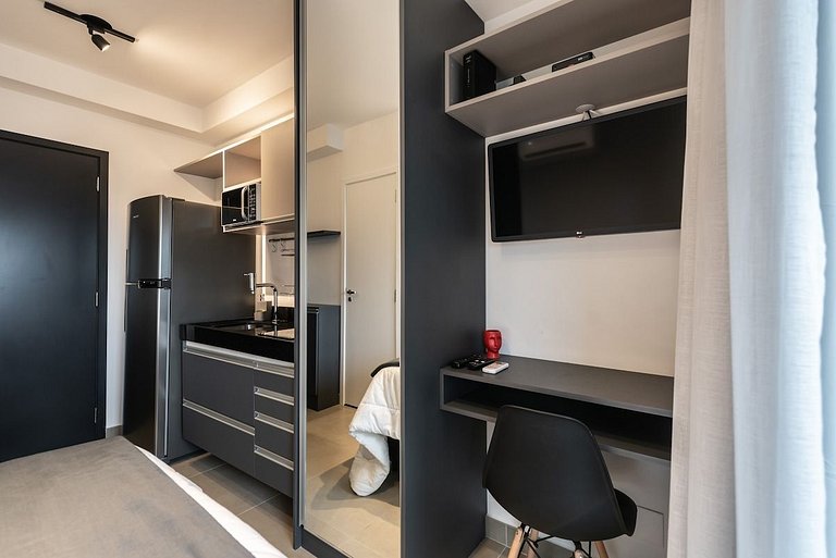 BHaus VN Oscar Freire - Studio compacto 20m2 Silencioso com