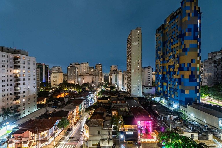 BHaus Jardins VN Melo Alves | Studio com Varanda | 9o andar