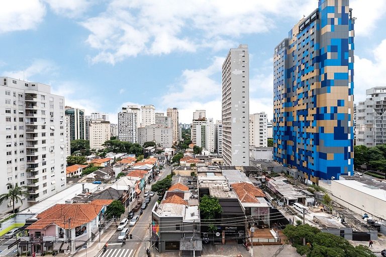 BHaus Jardins VN Melo Alves | Studio com Varanda | 9o andar