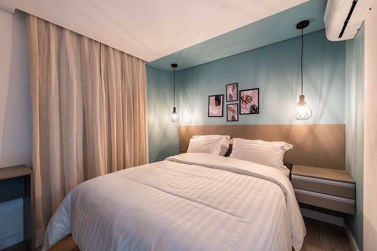 BHaus Itaim Canadá - Grand Apartament 1 quarto - Cama Queen