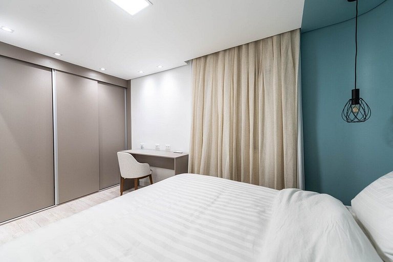 BHaus Itaim Canadá - Grand Apartament 1 quarto - Cama Queen