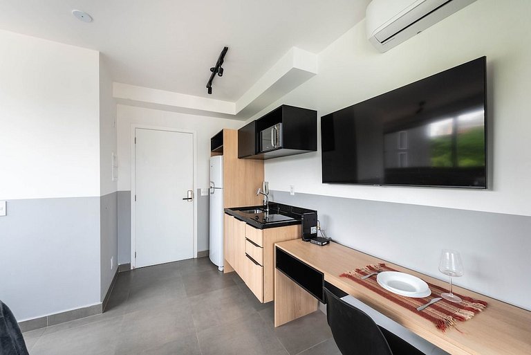 BHaus Jardins VN Melo Alves - Studio Premium com Varanda - 7