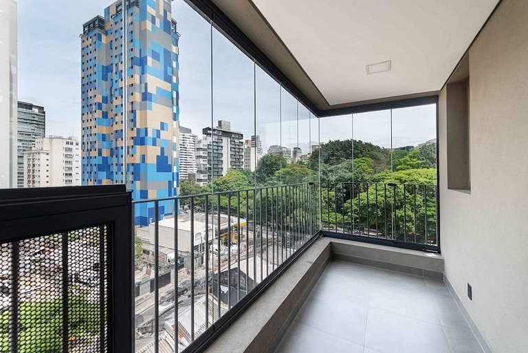 BHaus Jardins VN Melo Alves - Studio Premium com Varanda - 7