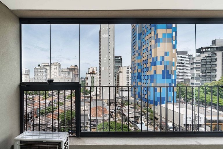 BHaus Jardins VN Melo Alves - Studio Premium com Varanda - 7