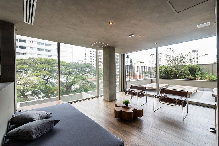 BHaus Jardins VN Melo Alves - Studio Premium com Varanda - 7