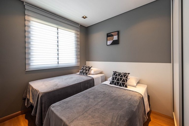 BHaus Family Brás | Grand Apartment com Varanda | Academia |
