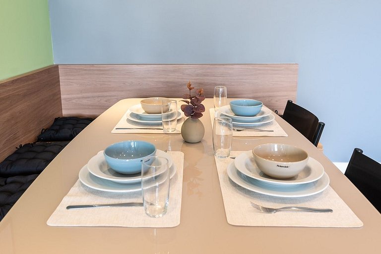 BHaus Family Brás | Grand Apartment com Varanda | Academia |