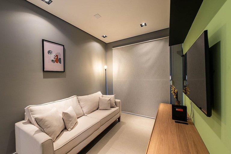 BHaus Family Brás | Grand Apartment com Varanda | Academia |