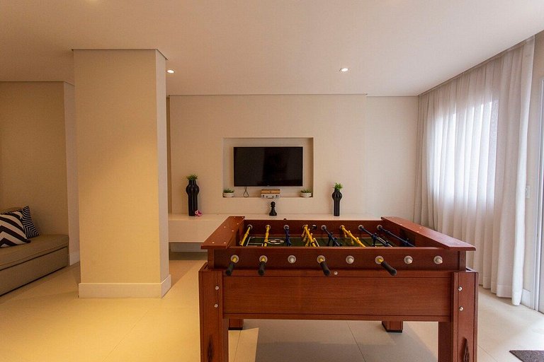 BHaus Family Brás | Grand Apartment com Varanda | Academia |