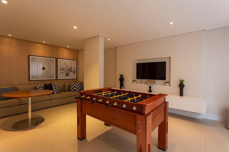 BHaus Family Brás | Grand Apartment com Varanda | Academia |
