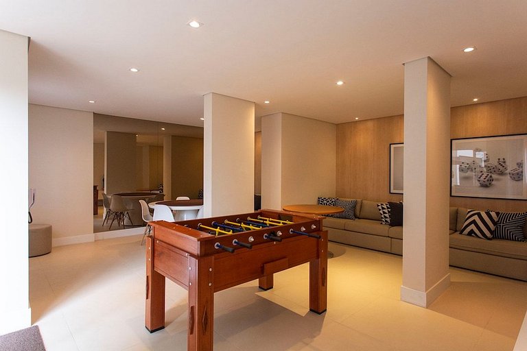 BHaus Family Brás | Grand Apartment com Varanda | Academia |