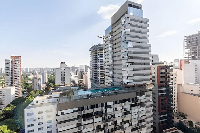 Bhaus VN Oscar Freire - Studio com Vista Jardins 17o andar -
