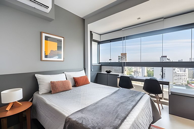 Bhaus VN Oscar Freire - Studio com Vista Jardins 17o andar -