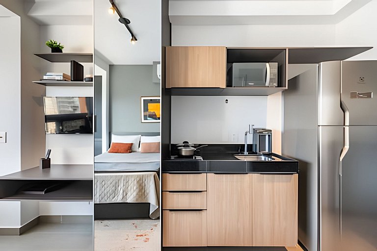 Bhaus VN Oscar Freire - Studio com Vista Jardins 17o andar -