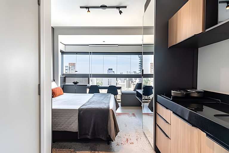 Bhaus VN Oscar Freire - Studio com Vista Jardins 17o andar -