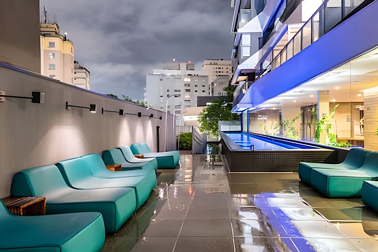 Bhaus VN Oscar Freire - Studio com Vista Jardins 17o andar -
