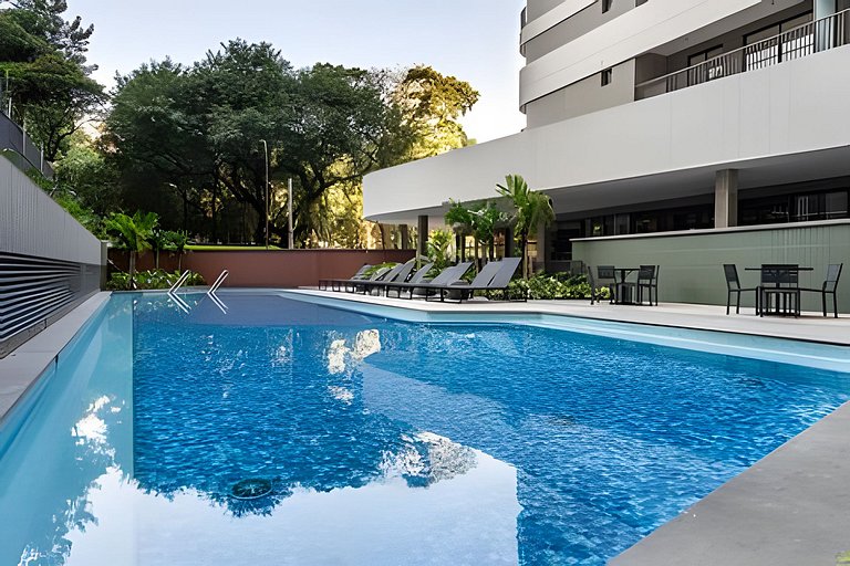 BHaus Setin Nova Republica - Studio 30m2 com Varanda - Cama