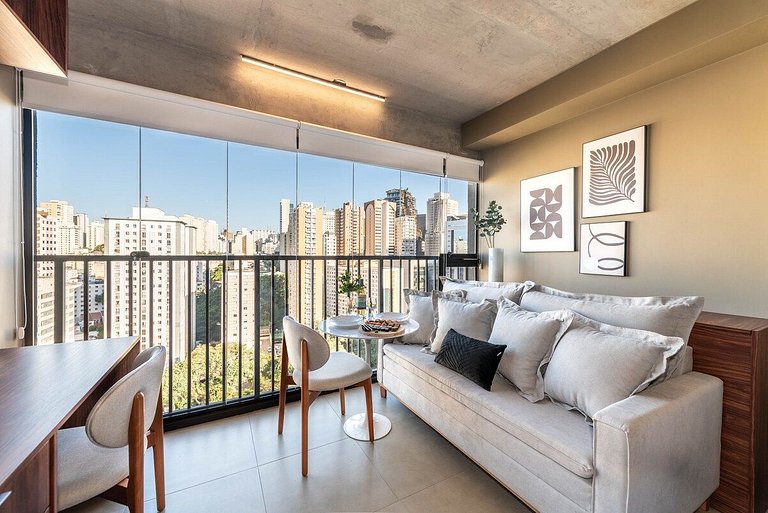 BHaus Bela Vista VN Ueno - Vista Incrível 14o andar - Academ