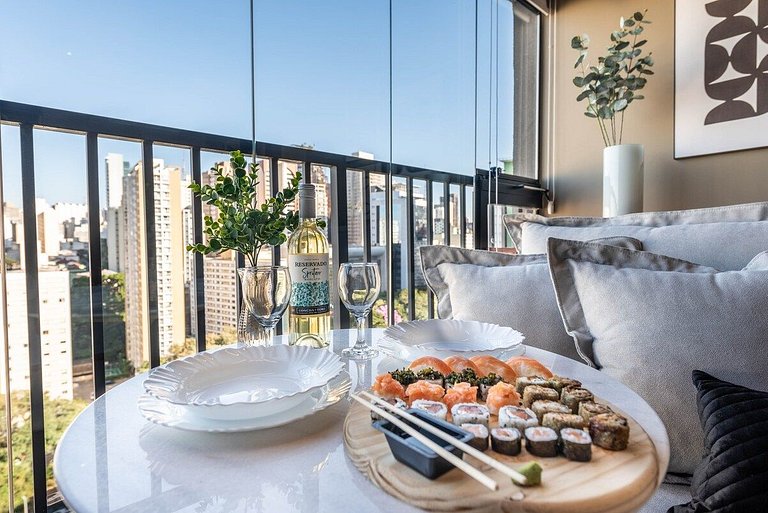 BHaus Bela Vista VN Ueno - Vista Incrível 14o andar - Academ