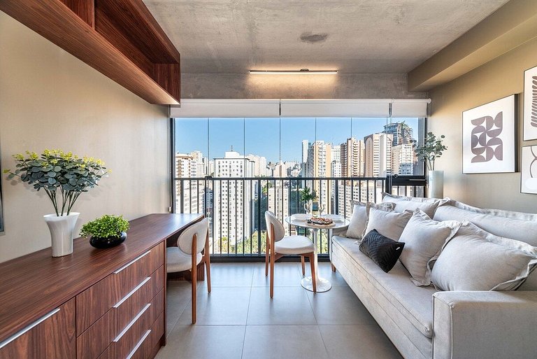 BHaus Bela Vista VN Ueno - Vista Incrível 14o andar - Academ